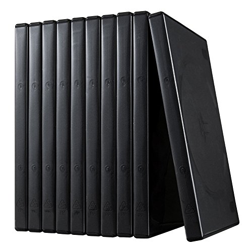 Amazon.co.jp: サンワダイレクト DVDケース 2枚収納 10枚セット