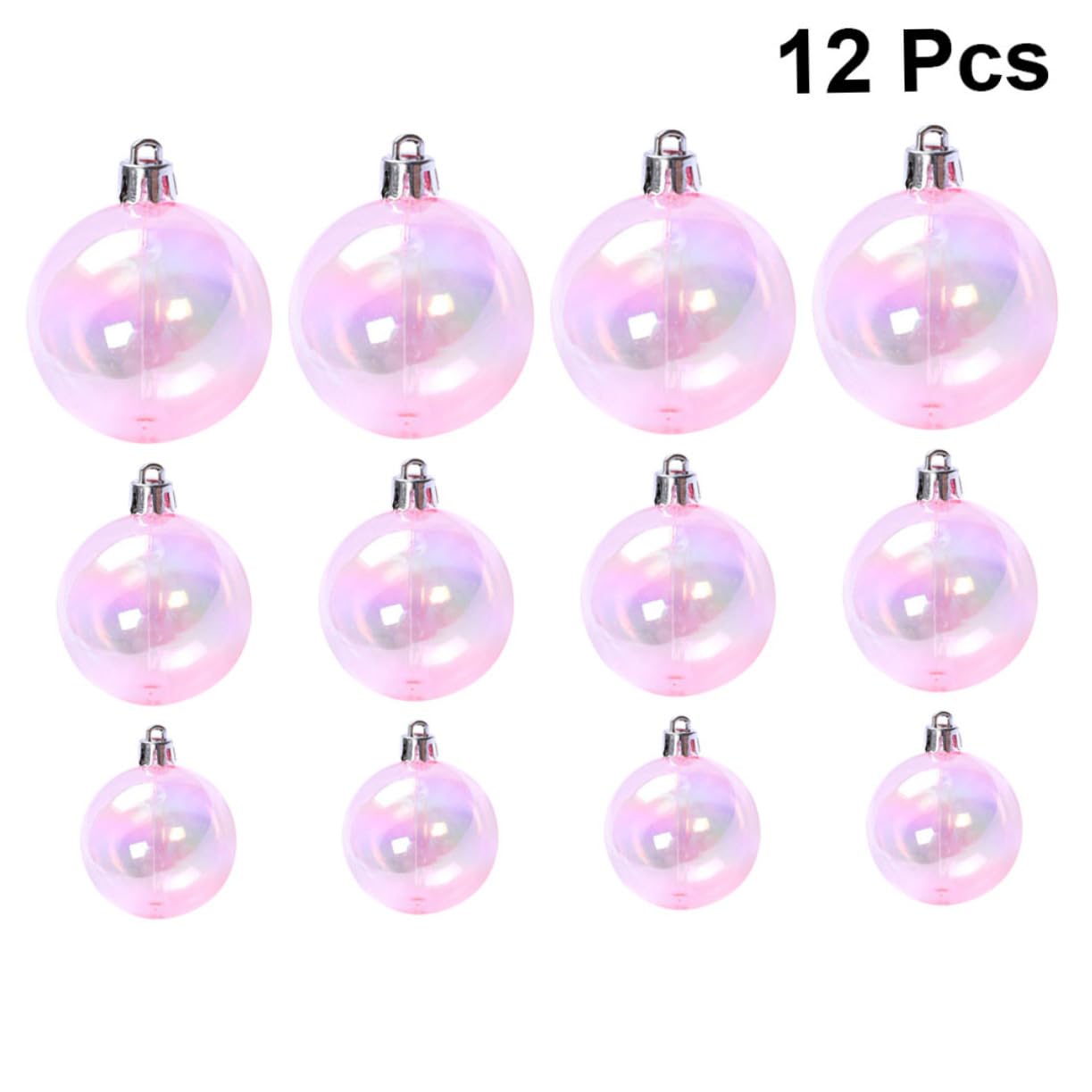 Abaodam 36piezas Bolas Colgantes Decorativas para Pasteles y Eventos Rosa Adornos para Fiestas y Decoración Navideña