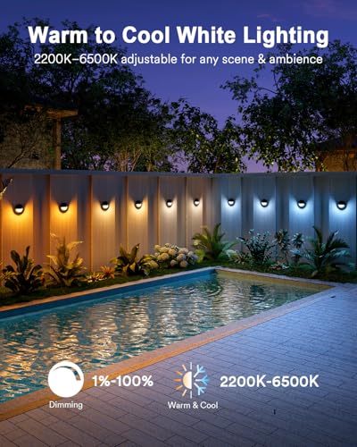 Image of Lumary Smart Low Voltage Deck Lights with Hub, IP65 Waterproof, 6 Pack