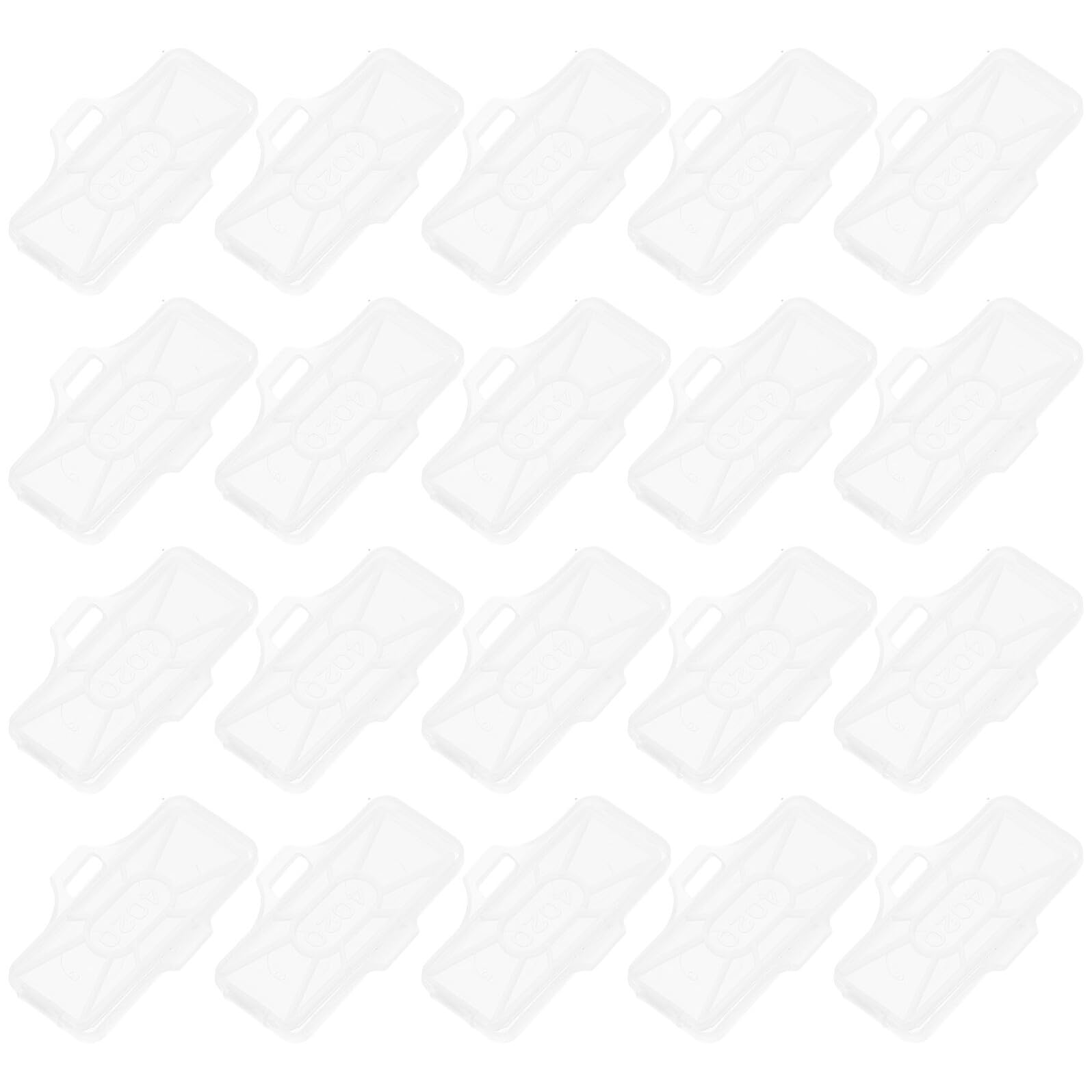 Soporte identificador resistente para cables con caja transparente de 100u 7