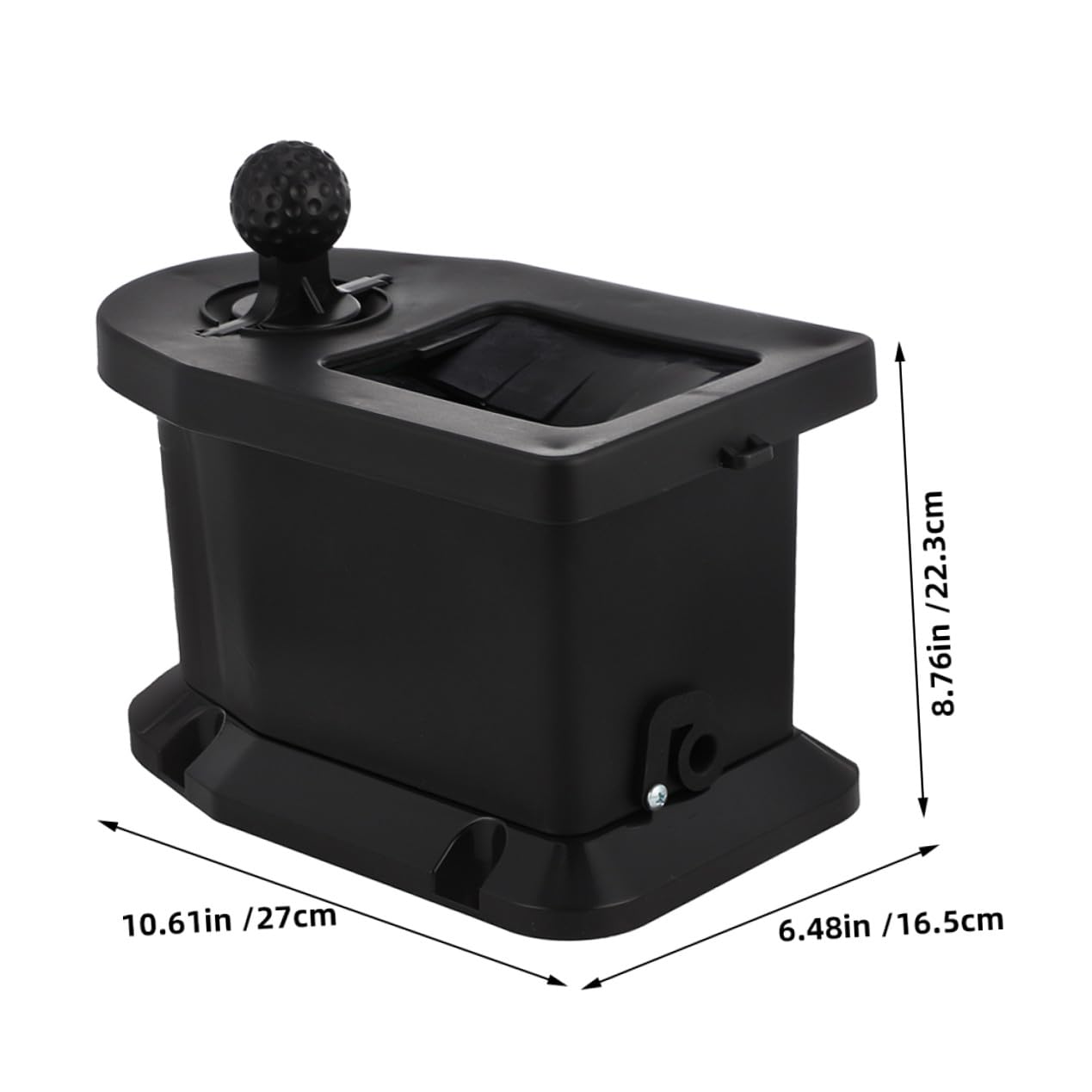 ABOOFAN Limpiador Manual de Palos de Golf para Viaje, Plástico Negro