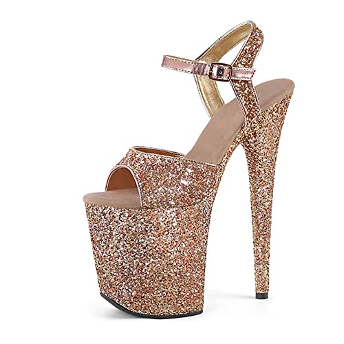 Sandales à talons hauts pour femmes et escarpins à plateforme ouverts