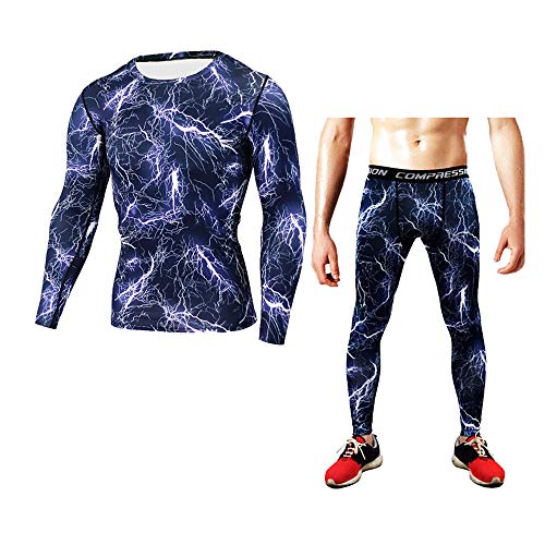 Sous-vêtement thermique homme hiver BaronHong ensemble de sous-vêtements longs camo stretch