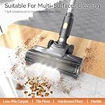 N8 Cordless Vacuum Cleaner, Lightweight Stick Vacuum with Powerful Suction, 2200mAh Battery, 40 Mins Runtime, Self-Standing, Rechargeable Vacuum Cleaners for Home Hardwood Floor Carpet Pet Hair (Gold) - Image 4