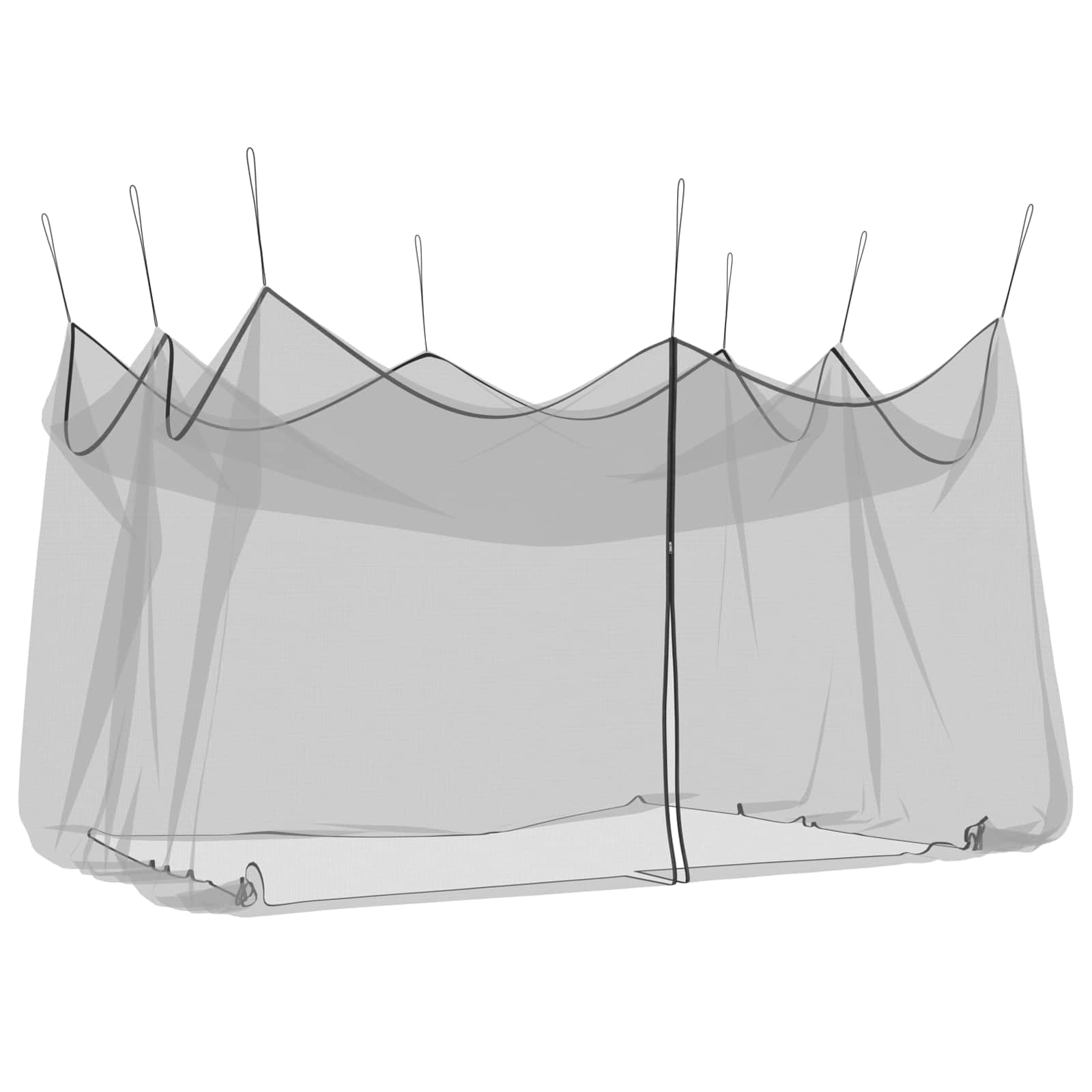 vidaXL Filet Anti-Moustiques de Jardin 220 Mesh Noir 3 x 4,5 x 2,5 m