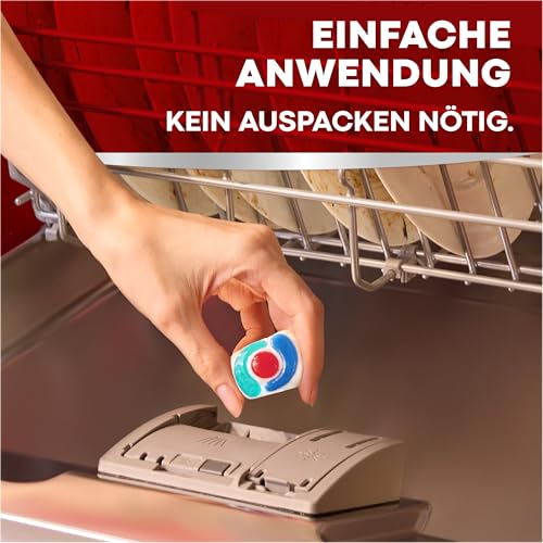 Somat Excellence 4in1 Caps (84 Caps), schnellauflösende Spülmaschinen Caps für brillanten Glanz auch im Niedrigtemperatur-, Kurz- & Eco-Programm, Somat Caps entfernen kraftvoll Eingebranntes 3
