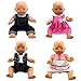 Lance Home 4 Abiti Vestiti Tuta alla Moda 4 Grucce per 36 cm - 46cm Bambole American Girl Accessori Regali Baby Dolls Bambola bebé Bambolotti E Altre Bambole (14 Pollici - 18 Pollici)