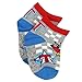 Thomas and Friends Boys 6 pack Gripper Socks (2T-4T Toddler (Shoe: 4-7), White/Grey Minis)