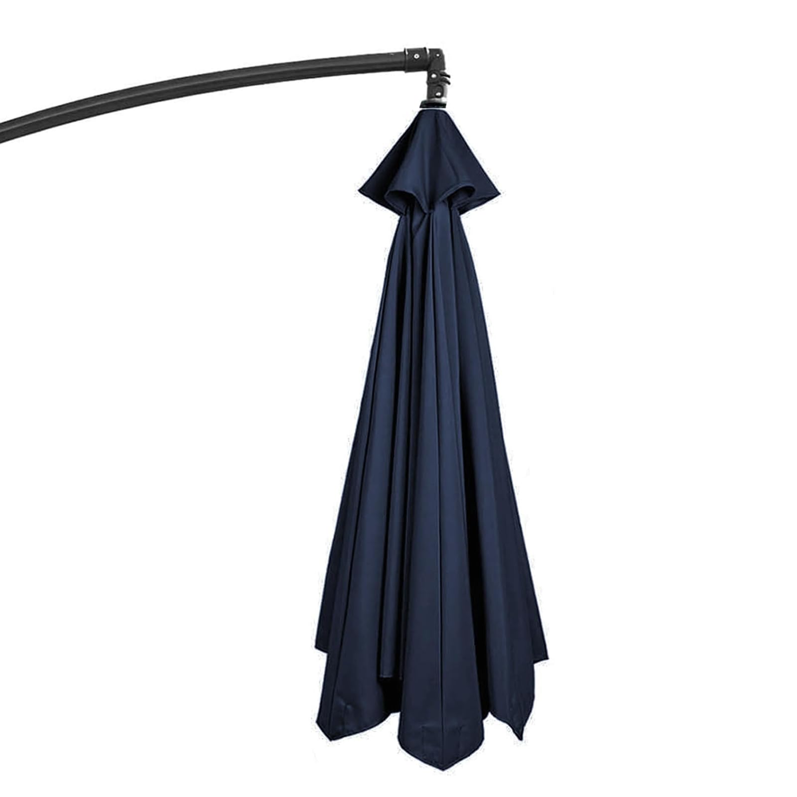 UUDQCD Replacement Parasol Canopy, Garden Umbrella Parasol Replacement Top For 6 Ribs, 2m Replacement Parasol Canopies (Navy Blue,2m/6 ribs
