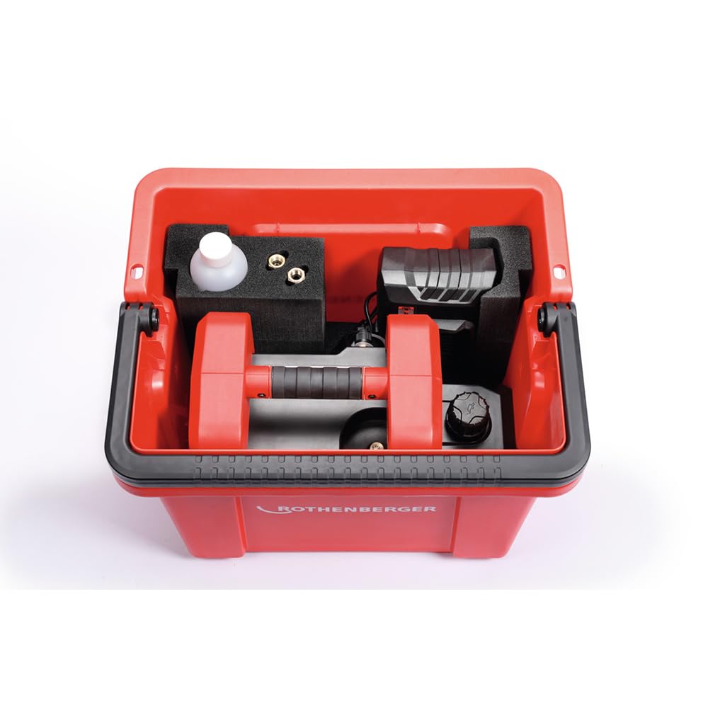 ROTHENBERGER ROAIRVAC R32 5.0 CL Basic Set Vakuumpumpe mit ROBUCKET | 1000003233 | Pumpe für Klimaanlagen, Kälteanlagen, Wärmepumpen