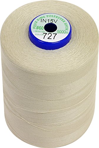 FUJIX フジックス キングスパン スパン ミシン糸 60番 5000m巻 col.727