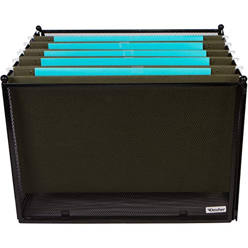 Hanging File Organizer Mesh Box File Organizer Box Supports Letter