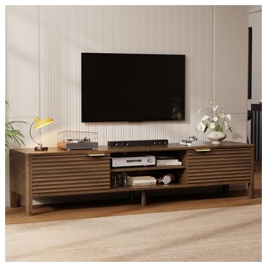 IKALIFE Mid Century Modern TV Stand 71"