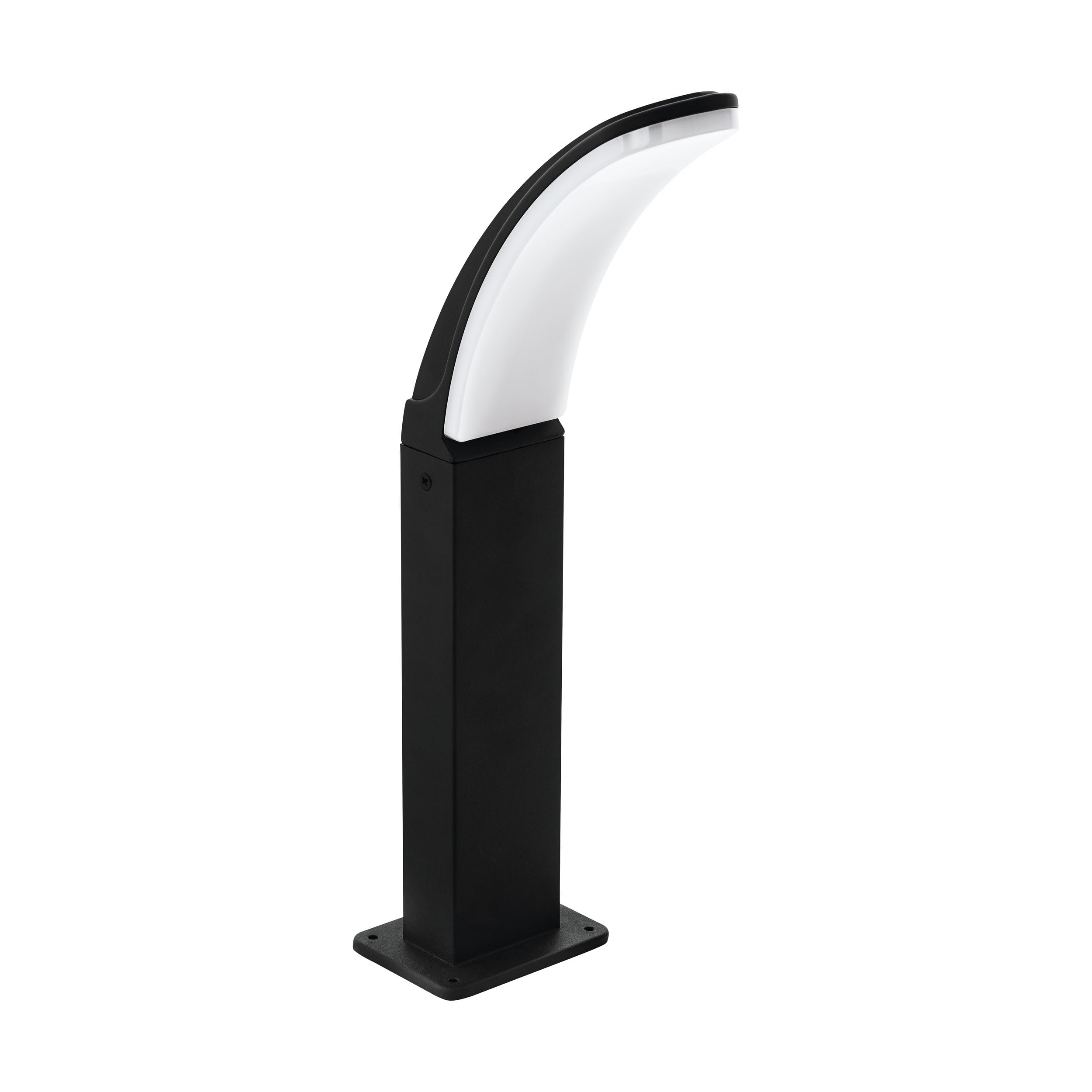 Eglo Fiumicino Led Pillar Light In A Curved Shape