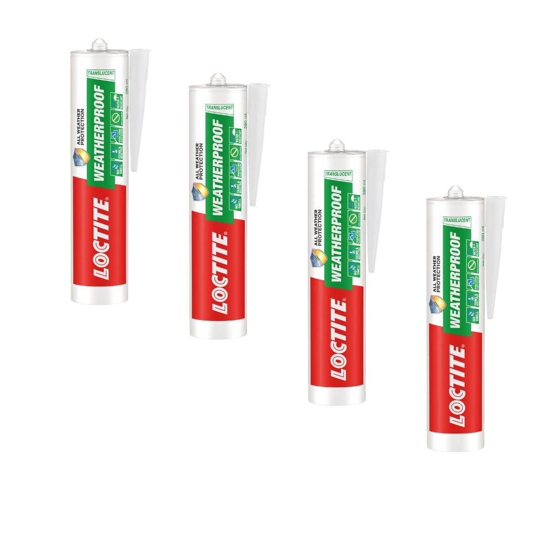 Loctite Weatherproof sealant(Black), neutral, indoor & outdoor, ACP, glass, glazing, tiles, ultra fast drying, heat resistant, no stringing, waterproof silicone adhesive, tile grout, 280 ml product image 7