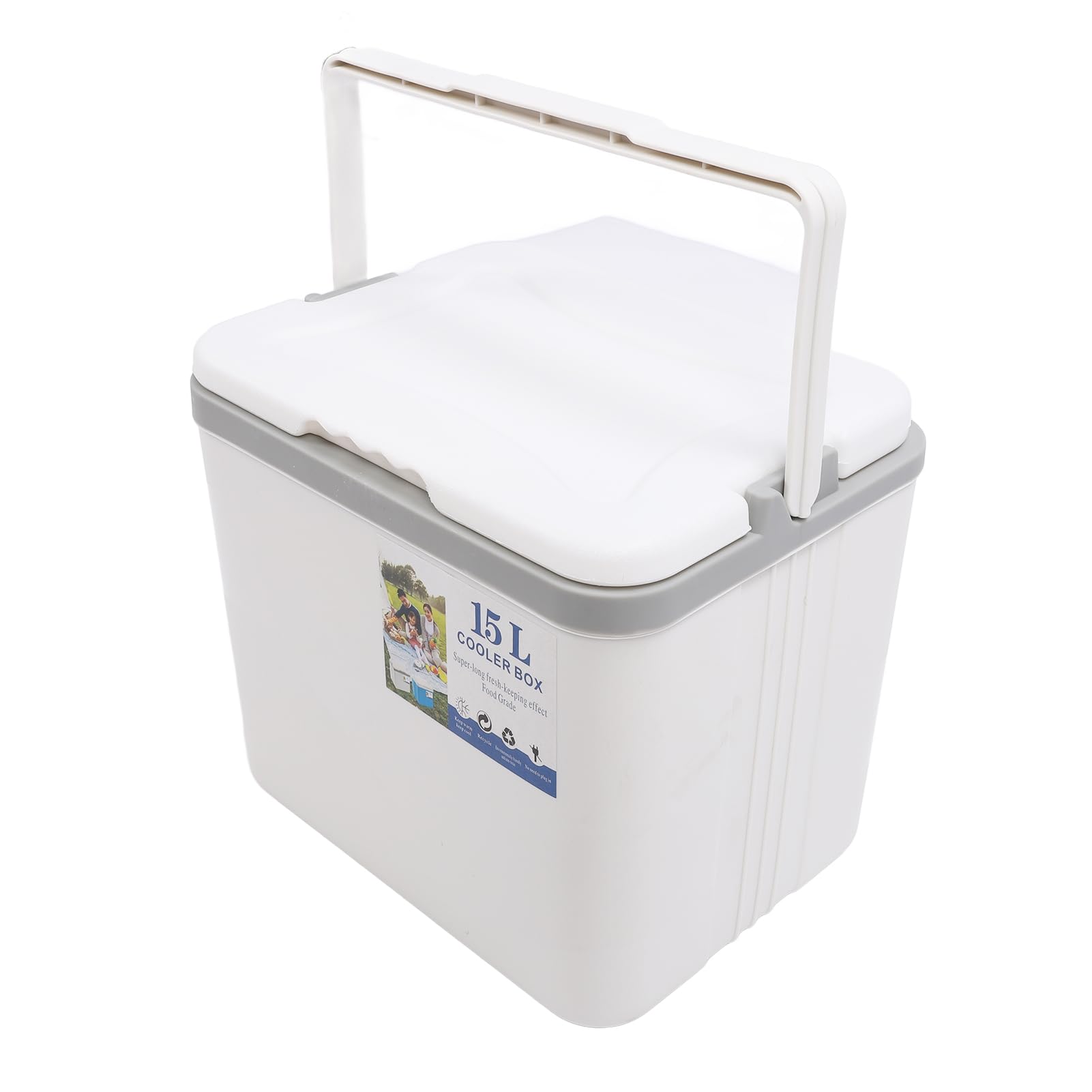 Scatola Frigo Rigida da 15 Litri Borsa Frigo Professionale Isolata di Grande capacità per Stallo Commerciale