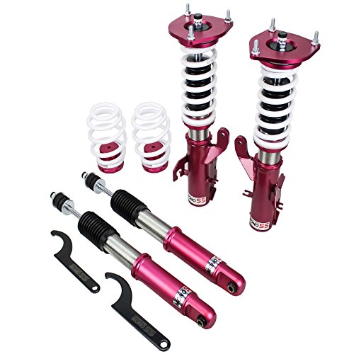 Godspeed Mss0118-A Monoss Coilover Lowering Kit, Fully Adjustable, Ride Height, Spring Tension And 16 Click Damping, Compatible With Nissan Versa Sedan (C11) 2006-11 #TOP14
