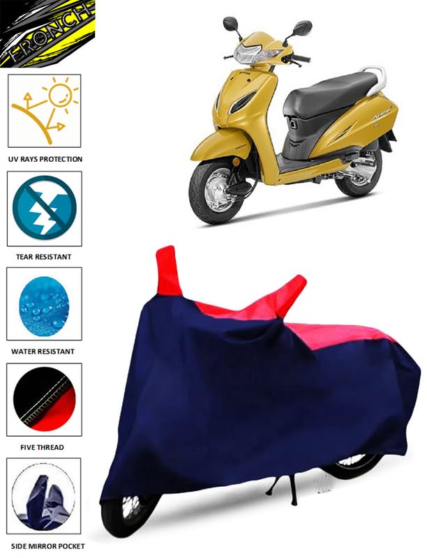 Image of Fronch Waterproof Bike /Scooty Cover For Honda Activa 6G (Activa 6G Scooty Cover /Activa 6G Scooty Cover Waterproof /Honda Activa 6G Scooty Cover) - Blue