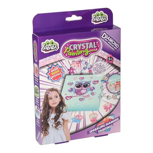 Paulinda Crystal Diamond Painting Schmuckkästchen Bastelset für Kinder