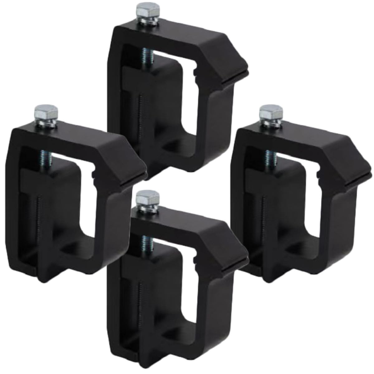 Pinces de Fixation pour Hard-Top de Pick-Up en Alliage d'Aluminium, Lot de 4, Accessoires pour Aventures en Plein Air et Camping-Car