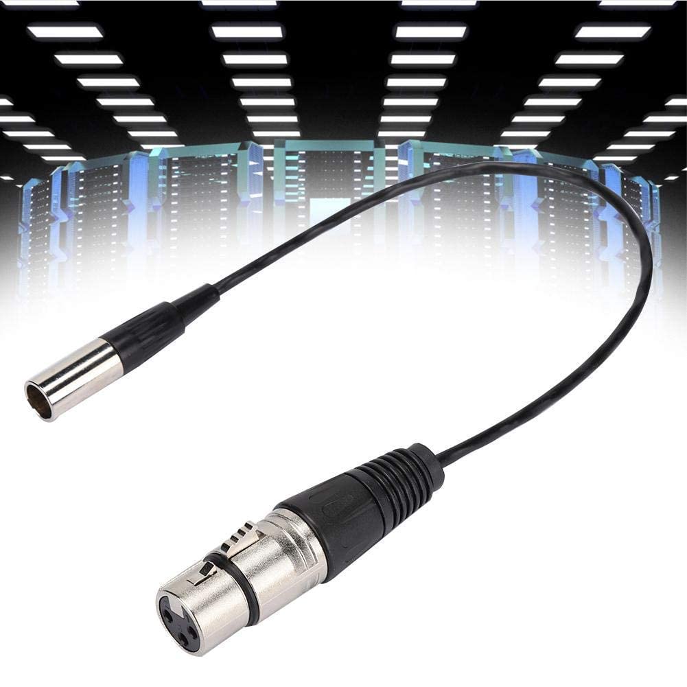 Kabel audio, stop cynku mini XLR 3-pinowy męski na XLR 3-pinowy żeński folia aluminiowa ekranowany przewód miedziany kabel audio