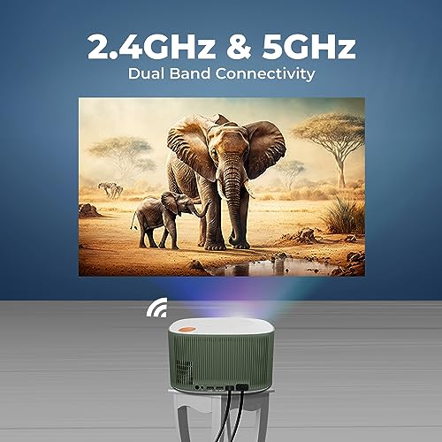 Image of ZEBRONICS PIXAPLAY 26, Smart LED Projector, Dolby Audio Upto 9000 Lumens, Upto 200 inch Screen Size, Quad Core Processor, Auto Focus & Keystone, Bluetooth, WiFi, HDMI-ARC, APP Support, Miracast