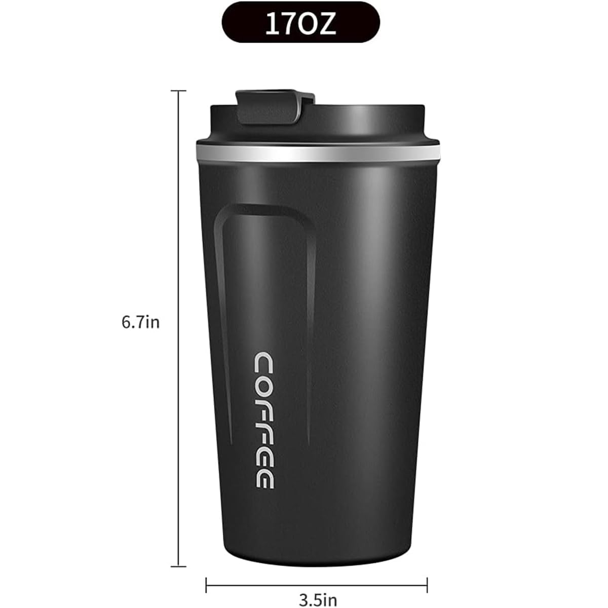 Tasse de voyage, isotherme, en acier inoxydable, 510 ml, bleu (H02 bleu)