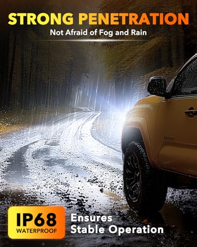 Image of OXILAM H7 LED Light Bulb, 60000LM 10X Brighter 6500K White, Anti-Flicker, 60,000Hrs Lifespan, Plug and Play, H7 Fog Compatible with Cars Trucks SUVs, Pack of 2