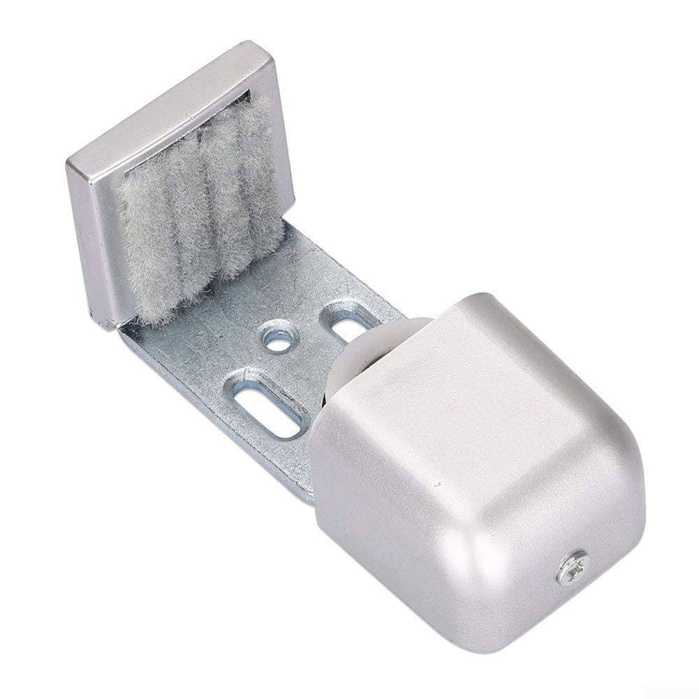 FDEFIRTFG Furniture door rollers, Sliding Barn Door Hardware with Adjustable Guide Roller for Framed Doors(L)