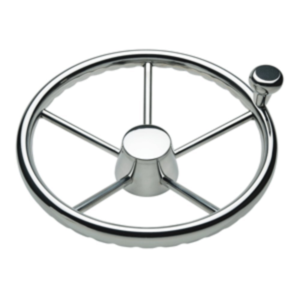 Schmitt & Ongaro Marine 1731321FGK Destroyer Wheel W/Knob 13.5 5-Spoke 170 Marine RV Boating Accessories