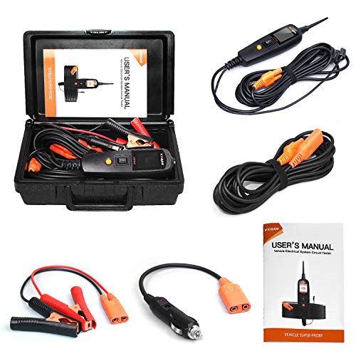VXDAS VSP200 Automotive Circuit Tester Power Circuit Probe Kit - DC/AC Current Resistance Vehicle Voltage Signal Diagnostic Activating Components Tools for 12V/24V Electrical System Circuit Tester - Thumbnail 4