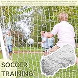 Football Goal Net, Sports Soccer Replacement Goal Nets Soccer Goal Net Soccer Netting for Backyard Games and Training for Adults and Youth Soccer Practice (24X8 FT) - Image 3