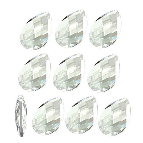 Sourcing map 50pcs Abalorios de cristal
