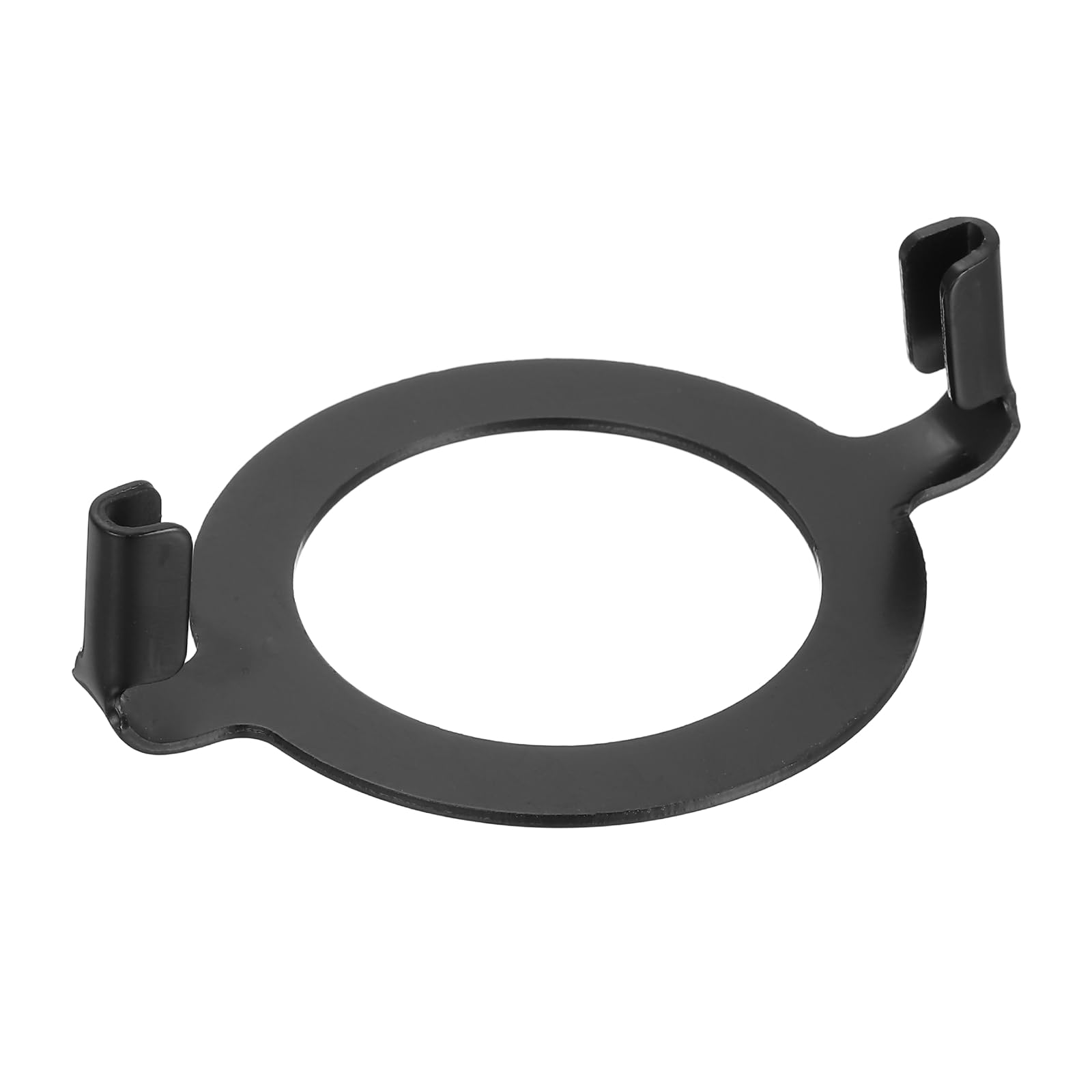 PATIKIL E27 Lamp Harp Saddle Base, 1.7" (42mm) Lamp Harp Holder Base Non-Slip UNO Collar Adapter Replacement Steel Lampshade Accessories for E27 Threaded Light Socket, Black