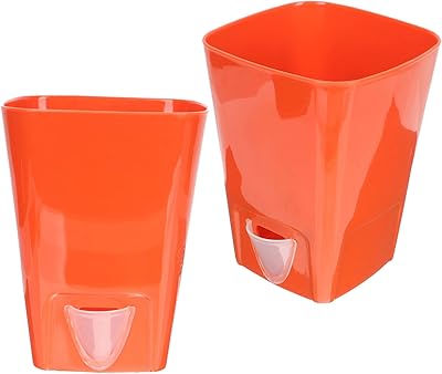 Cabilock 2pcs Automatic Water Absorbent Flower Pot Planter Pots for Indoor Plants Flower Pots Indoor Dog Fence Barrier Self Watering Planters Automatic Watering Planter Absorb Water Flowers
