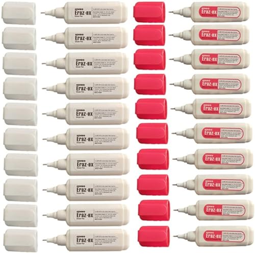 Kores Eraz-ex White Ink Correction Pen 12ml, Set of 20 Pack of 20 - Image 3