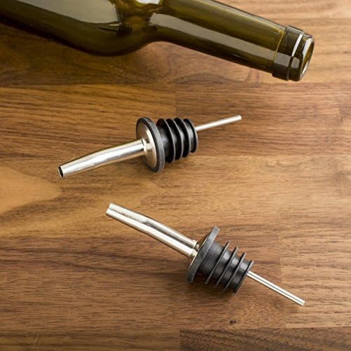 Sms Homeware Bottle Pourers for Oil/Wine/Vinegar(Stainless Steel,Pack of 2), Black (MPOURER.2PCSET.JIT)-picture-48