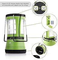Lighting EVER 600 lumen LED kempinglámpa 2 levehető zseblámpával, USB és elemes, sátor és kültéri keresőlámpa áramszünethez 4