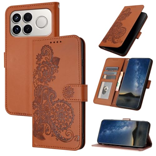 �X�}�z�P�[�X �Ή��@�� for Xiaomi Poco F8 Ultra,�Ή��@�� for Redmi K90 Pro Max [PU���U�[�{�X�}�z�P�[�X] �}�O�l�b�g�J�� �J�[�h�X���b�g �t���b�v�X�^���h �X�g���b�v Brown