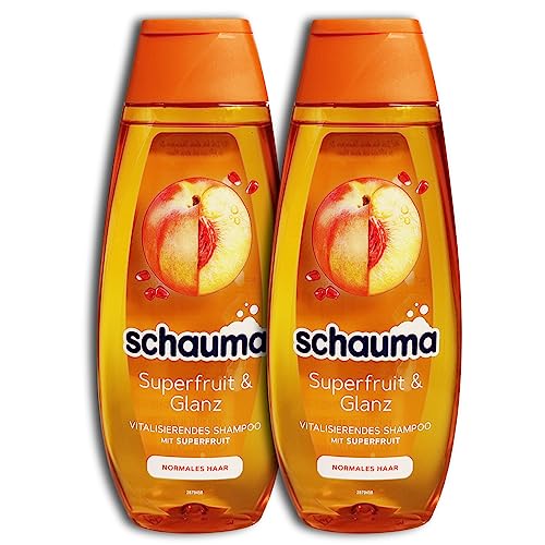 2 er Pack schauma Shampoo Superfruit & Glanz 2 x 400 ml