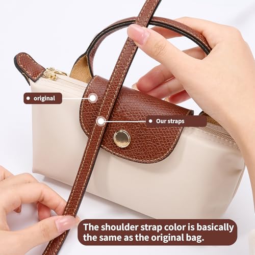 Image of Bag Shoulder Strap, Adjustable Purse Strap Crossbody Replacement for Mini Longchamp Le Pliage
