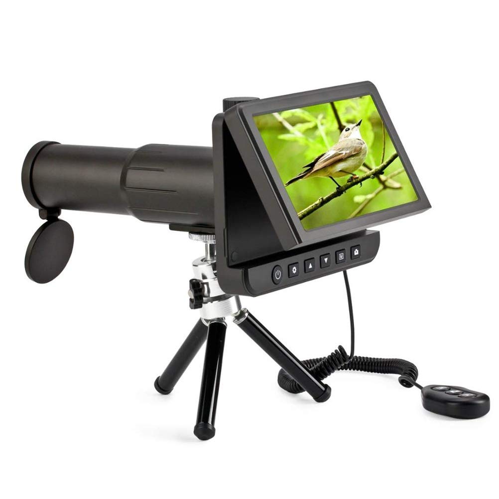 CUTPOIY 5.0 Inch LCD Digital Monoculars Binoculars Camera 50x 1080P Video Photo Recorder Telescope for Watching 8GB TF Card