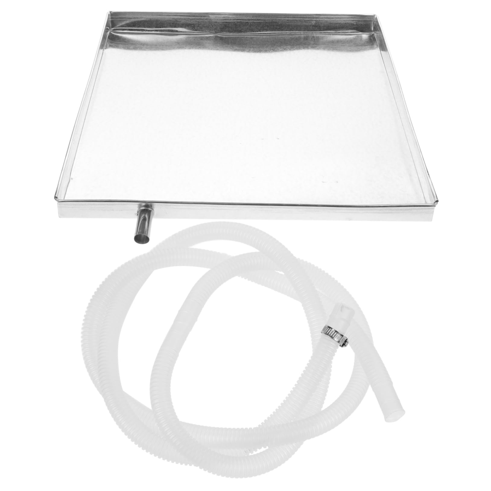 1 Set Vassoio per Condizionatore con Tubo Scarico da Metri Accessorio per Esterne Facile Installazione e Resistente