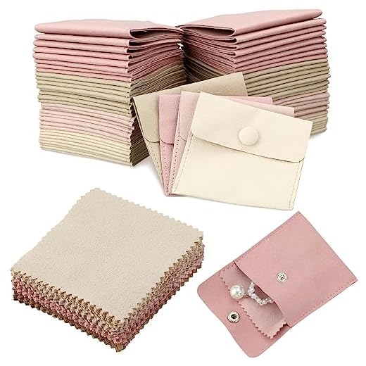 How to keep necklaces from tangling in luggage Cunno 120 Pack Microfiber Jewelry Pouches