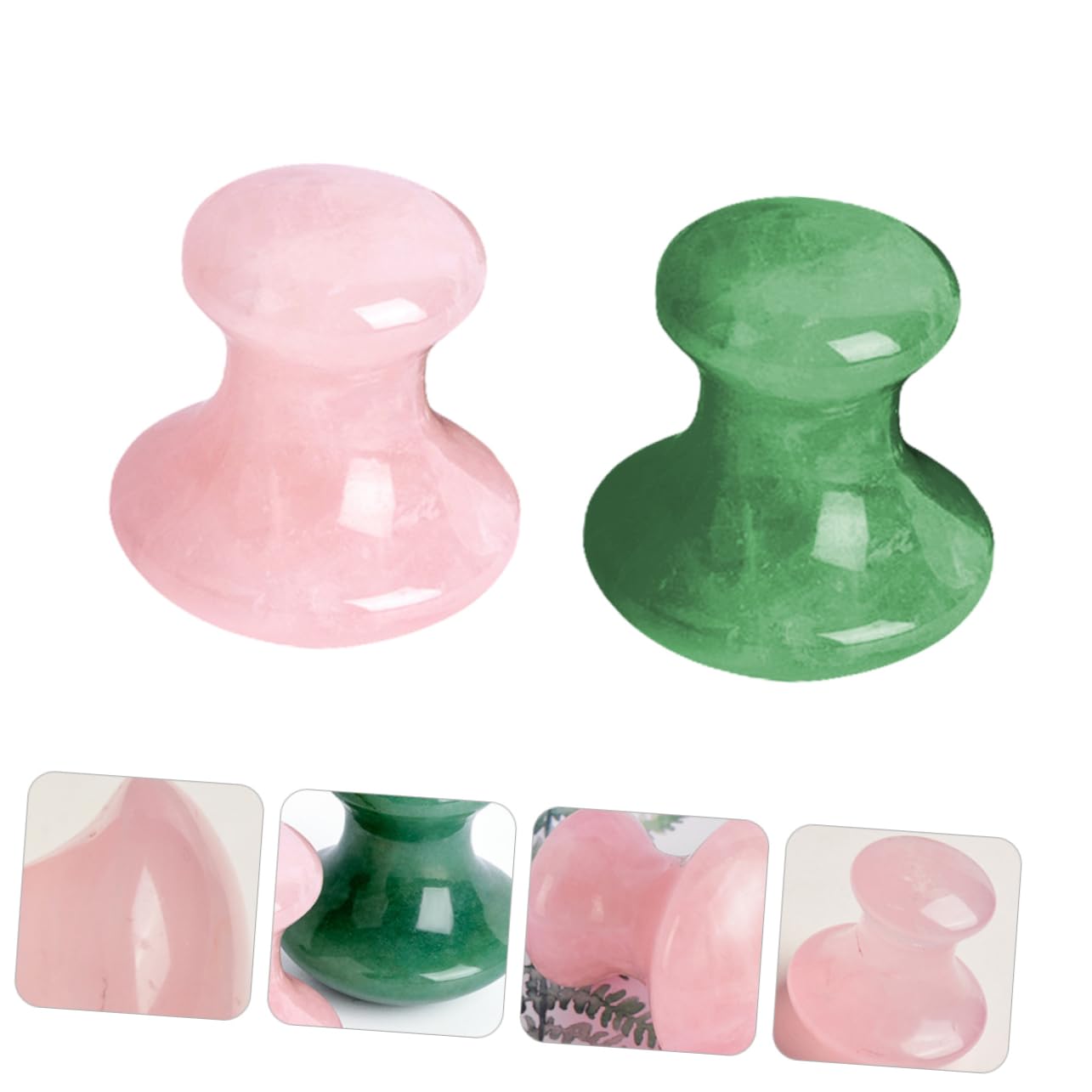 2 Series Masajeador De Piedras Gua Sha Músculo Masaje Herramientas De Masaje Gua Sha Herramientas Suministros De Masaje Tablas De Masaje Cristal 2 Piezas*2
