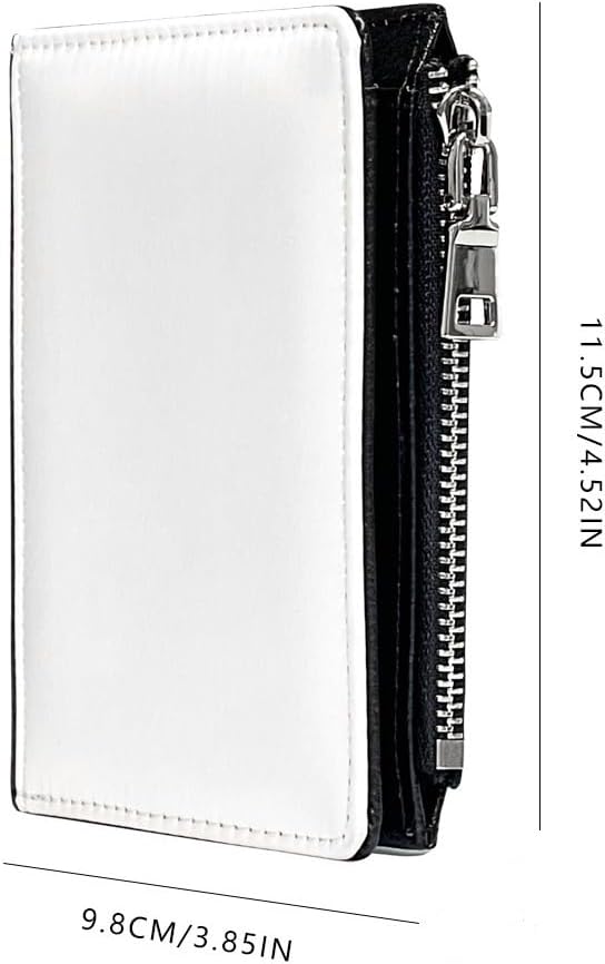 Limitronix 10 pieces Sublimation Wallets Blanks for Men Women Valentines Gifts Employee Appreciation Wallets DIY Heat Transfer Sublimation Wallet With Zipper for Father's Day Office Travel Supplies - Image 3