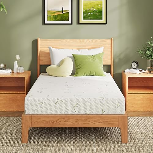 EGOHOME 10 Inch Full Size Mattress, Cooling Green Tea Gel Memory...