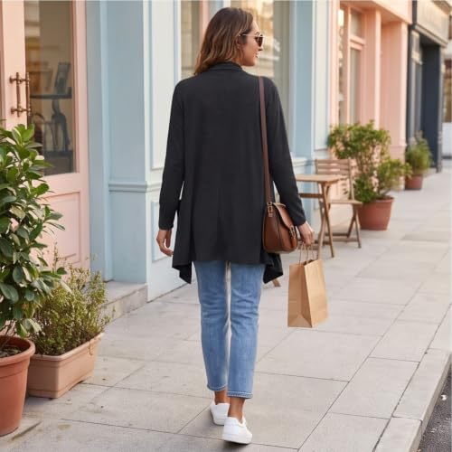 Long Cardigan for Women Trendy Open Front Oversized Lightweight Cardigan — view 5
