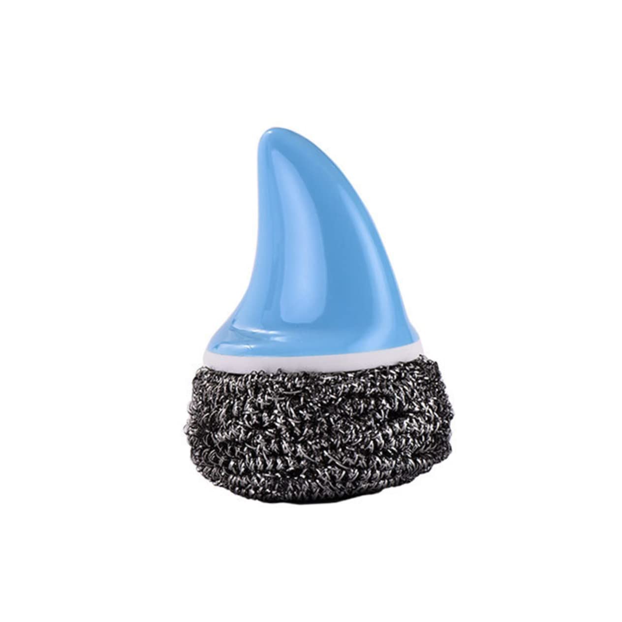 sponges， Kitchen Cleaning Sponge,Heavy Duty Scoupads Dishwashing Steel Wool Scrubbers Stainless Steel/Blue/1