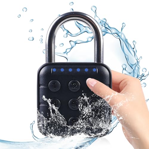 Sporgo Cerradura de combinación pesada de 6 dígitos: candado con código numérico de aleación de zinc, resistente al agua, antirrobo, cerradura de combinación para taquillas, escuela, gimnasio, patio,